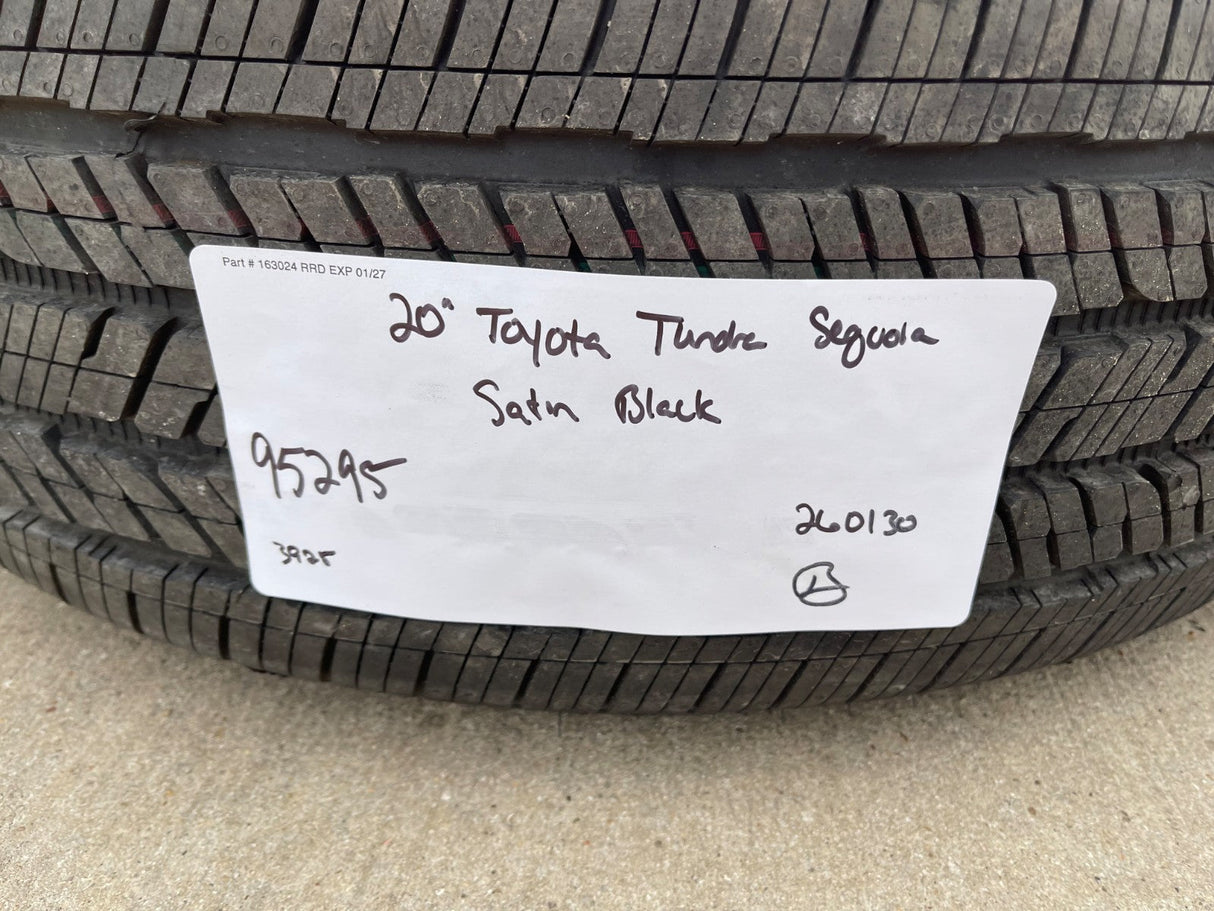 20" Toyota Tundra TRD OEM wheels rims TSS 75276 95295 Sequoia 2024 2025 2026 NEW Texas Truck Tire