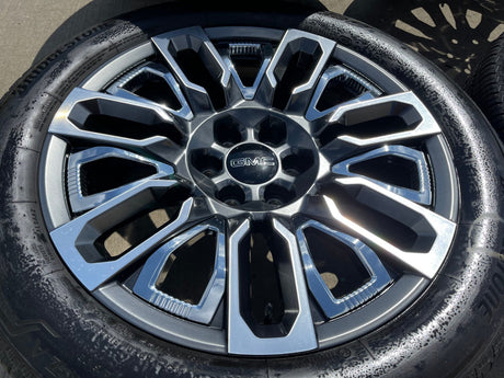 22" GMC Yukon Chevy Tahoe Escalade OEM 95486 wheels rims 2023 2024 2025 2026 Texas Truck Tire