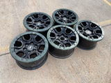 17" Ford Bronco SASQUATCH wheels rims BEADLOCK 10388 Ranger 2024 2025 2026 GREEN Texas Truck Tire
