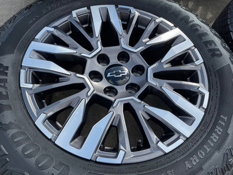 20" Chevy Silverado Z71 GMC Sierra Canyon Colorado OEM wheels rims 2025 2026 Texas Truck Tire