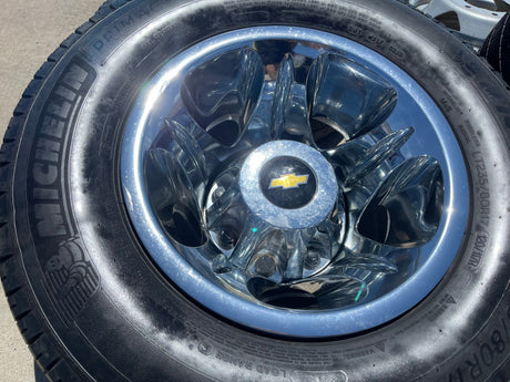 17" Chevy Silverado GMC Sierra 3500 Dually simulator rims wheels OEM 8094 Texas Truck Tire