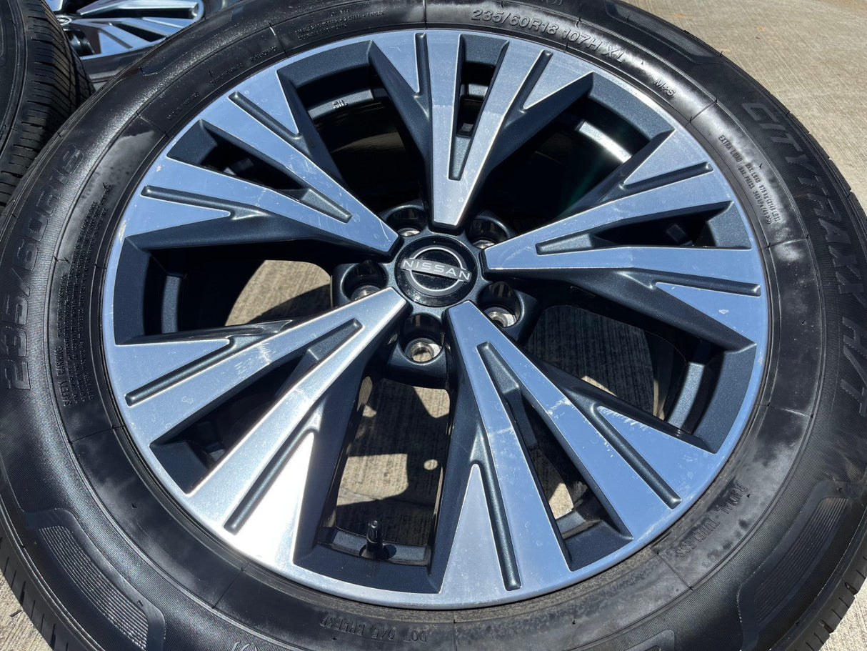 18" Nissan Murano Pathfinder FX35 FX45 QX60 OEM 62828 wheels rims 2023 2024 2025 Texas Truck Tire