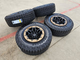 18" Dodge Ram 1500 TRX Beadlock OEM bronze RHO wheels rims 2735 tires 35" NEW Texas Truck Tire