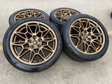 19" Ford Mustang GT Track Pack OEM 10600 10603 Bronze wheels rims 2025 2026 NEW Texas Truck Tire