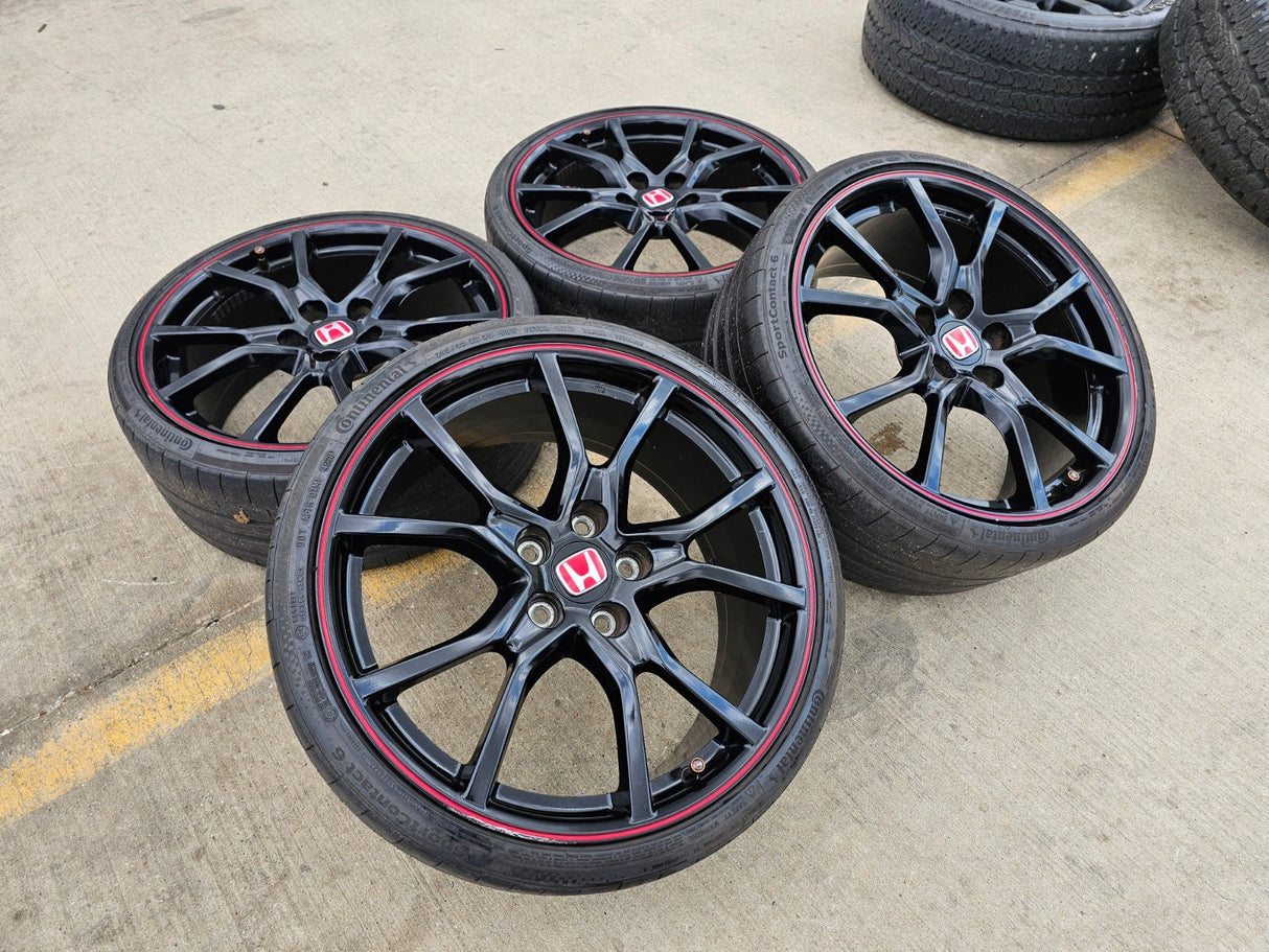 20" Honda Civic Type R OEM wheels rims 63692 tires CONTINENTAL Texas Truck Tire