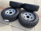 17" Ford F-250 F-350 OEM 3828 wheels rims tires NITRO GRAPLER M/T 33" Texas Truck Tire