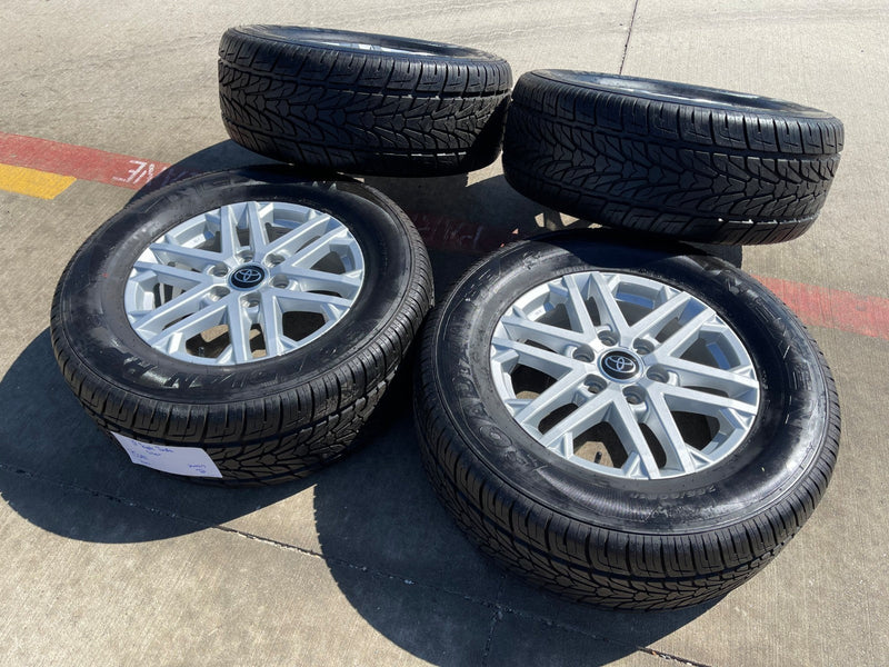18" Toyota Tundra Sequoia OEM wheels rims 75281 LX600 2022 2024 2025 2026 NEXEN Texas Truck Tire