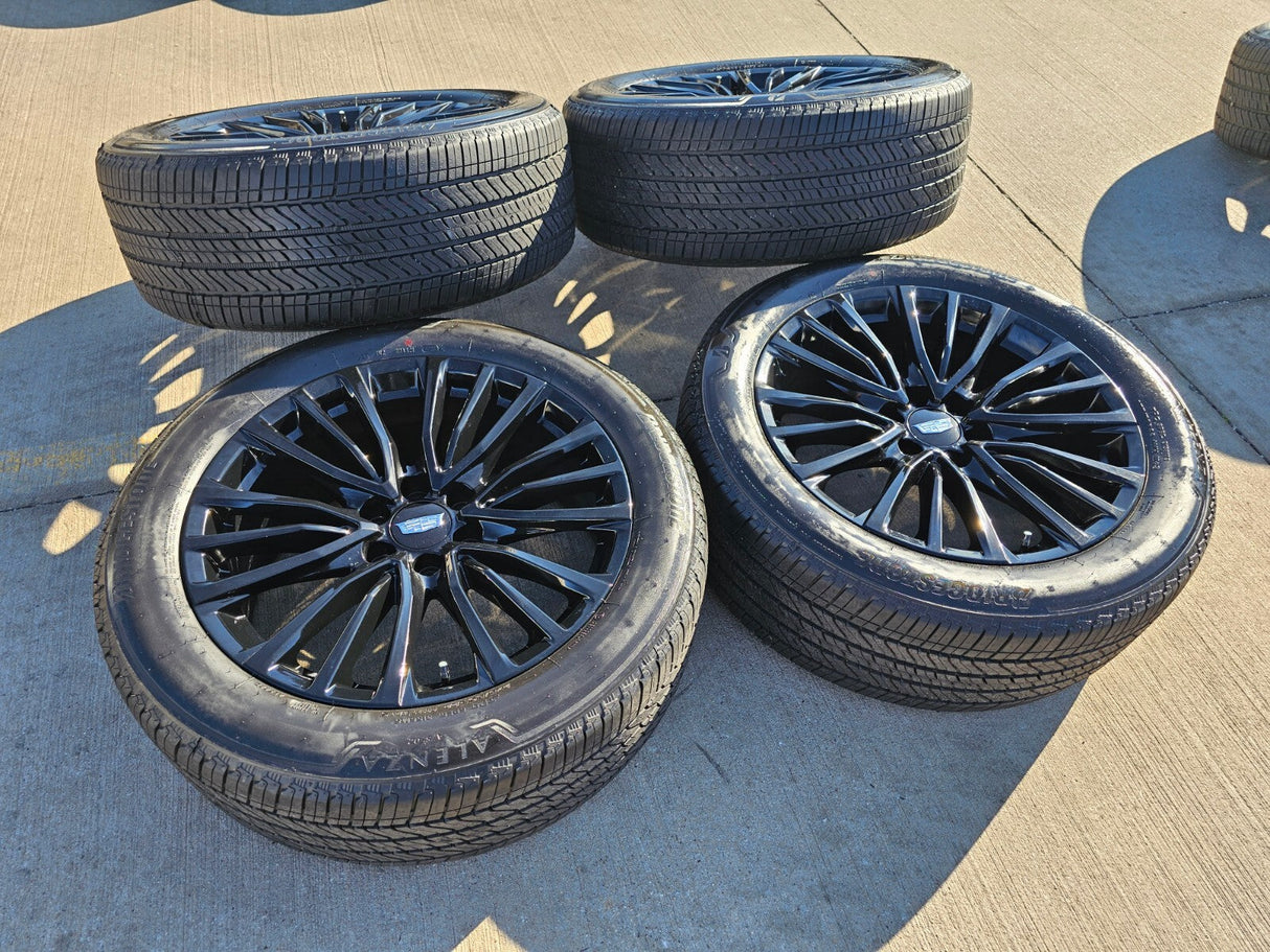 22" Cadillac Escalade V Platinum OEM 4883 95479 wheels rims 2024 2025 2026 NEW Texas Truck Tire