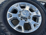 18" Ram 2500 3500 Laramie Power Wagon OEM wheels rims 2693 tires FALKEN A/T4 Texas Truck Tire