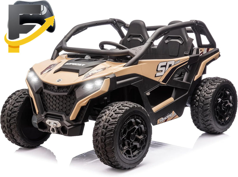 24V 10Ah Kids 2-Seater Ride-On UTV with Remote Control for Boys and Girls