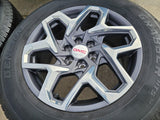 20" GMC Sierra Yukon AT4 Tahoe Silverado OEM wheels rims tires 2022 2023 2024 Texas Truck Tire
