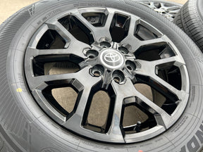 20" Toyota Tundra TRD OEM wheels rims 95359 75277 black Sequoia 2025 2026 NEW Texas Truck Tire