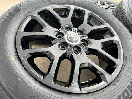 20" Toyota Tundra TRD OEM wheels rims 95359 75277 black Sequoia 2025 2026 NEW Texas Truck Tire