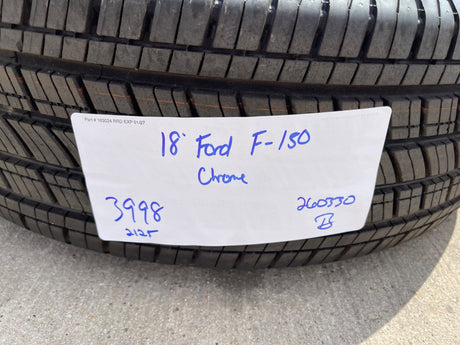 18" Ford F-150 Expedition OEM Lariat CHROME rims wheels 3998 tires NEW MICHELIN Texas Truck Tire