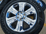 20" Ford F-150 Expedition OEM Lariat rims wheels 10171 tires CHROME NICE SET Texas Truck Tire