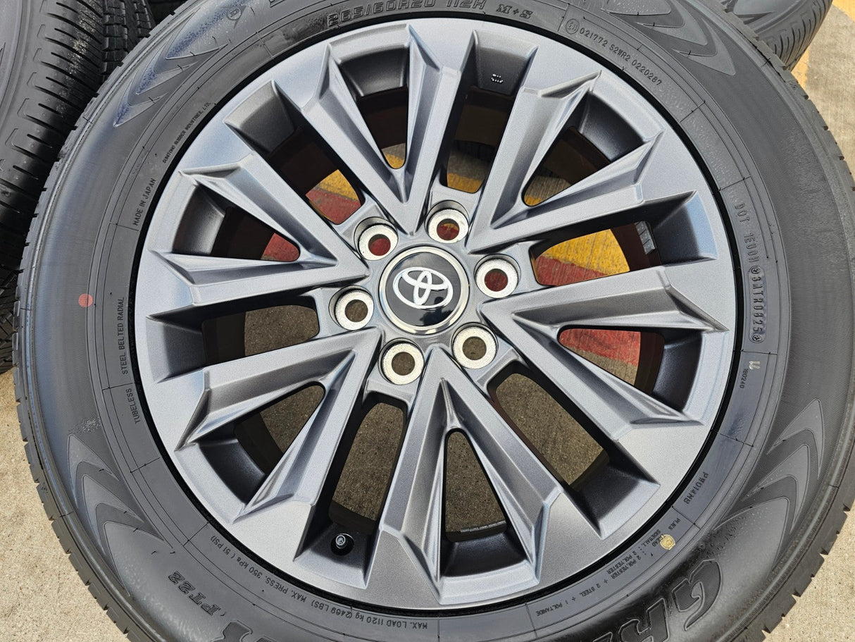 20" Toyota Land Cruiser OEM wheels rims Tundra Sequoia 2024 2025 2026 NEW Texas Truck Tire