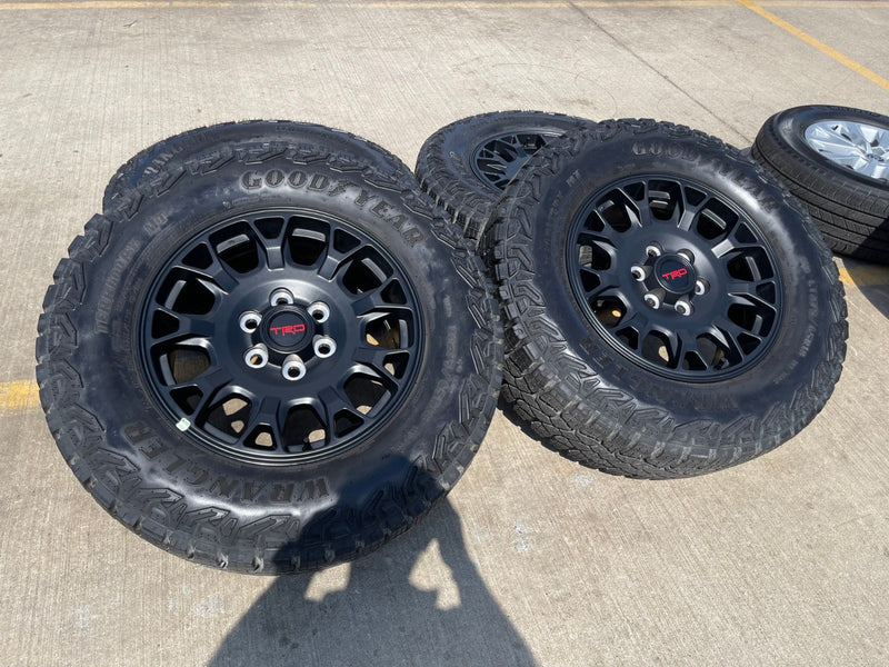 18" Toyota Tacoma 4Runner TRD Pro OEM 95973 wheels rims 2024 2025 2026 GOODYEAR Texas Truck Tire