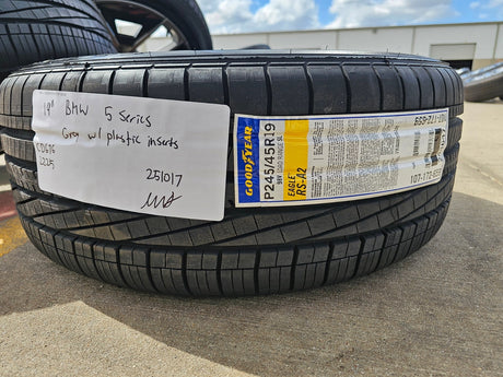 19" BMW OEM 5 Series wheels rims 86710 5x112 G60 i5 2024 2025 2026 NEW GOODYEAR Texas Truck Tire
