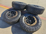 18" Dodge Ram 1500 TRX Beadlock OEM bronze RHO wheels rims 2735 tires NEW 35" Texas Truck Tire