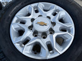 18" Chevy Silverado 2500 3500 OEM 5959 wheels rims MICHELIN LTX A/T2 Texas Truck Tire