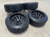 22x12 XTREME FORCE XF- 8 Chevy Silverado Ford F-150 RAM wheels rims 6x139 6x135 Texas Truck Tire