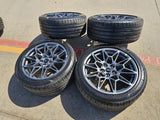 19" Ford Mustang GT Track Pack OEM 10600 10603 wheels rims 2025 2026 TPMS NEW Texas Truck Tire