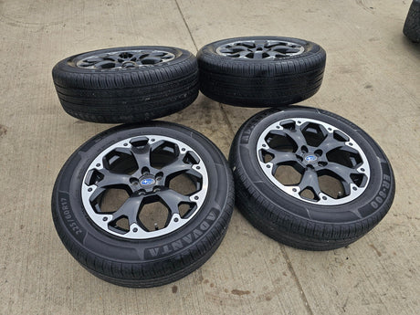 17" Subaru XV Crosstrek OEM 68900 wheels rims tires 2022 2023 2024 2025 Texas Truck Tire