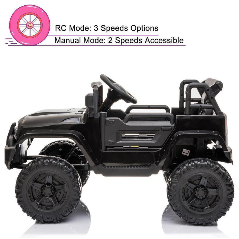 12V Kids Ride-On Truck with Remote Control and Safety Features