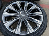 24" Cadillac Escalade PLATINUM OEM wheels rims V 2023 2024 2025 2026 2027 NEW Texas Truck Tire