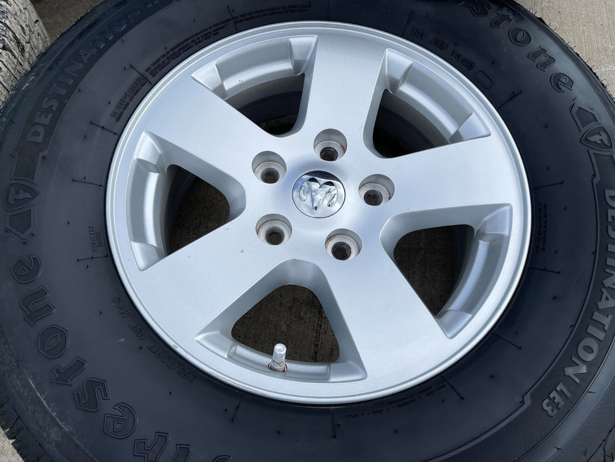 17" Dodge Ram 1500 OEM 2362 wheels rims 5x139 5x5.5 FIRESTONE Texas Truck Tire