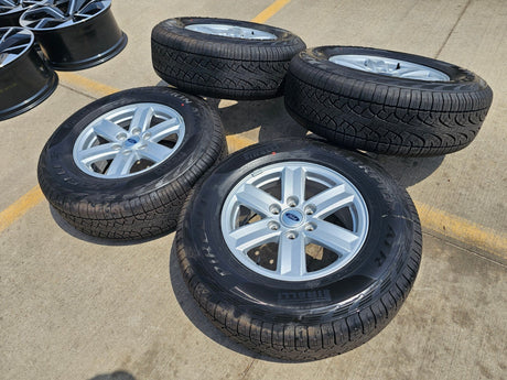 17" Ford F-150 Expedition OEM rims wheels 10339 tires 2024 2025 NEW PIRELLI A/T Texas Truck Tire