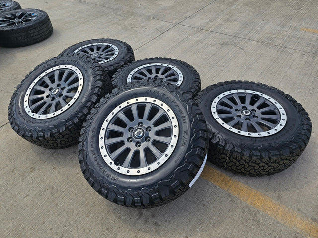 (5) 18" INEOS Grenadier OEM wheels rims beadlock 2023 2024 2025 2026 NEW BFG Texas Truck Tire