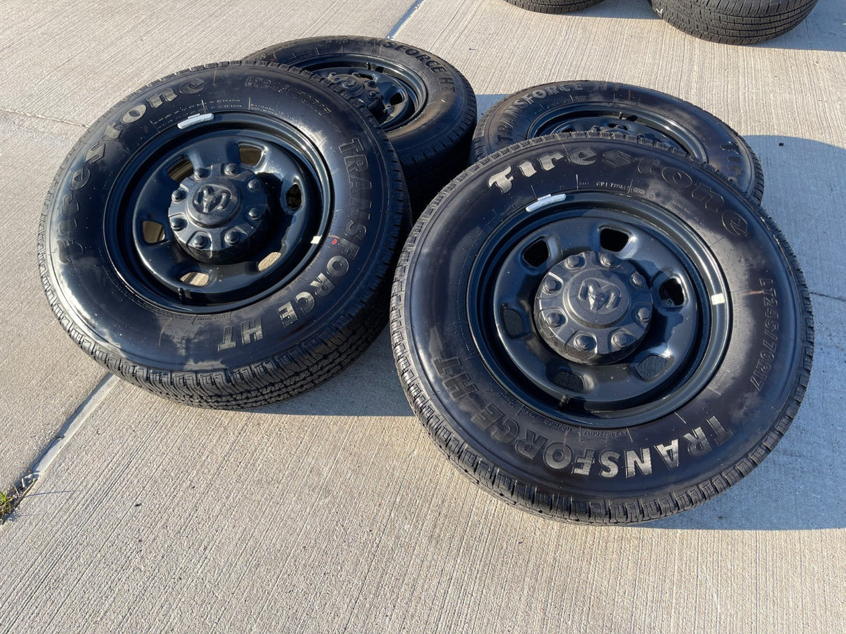 17" Ram 2500 3500 Laramie Power Wagon OEM 2497 wheels rims 2025 2026 NEW Texas Truck Tire