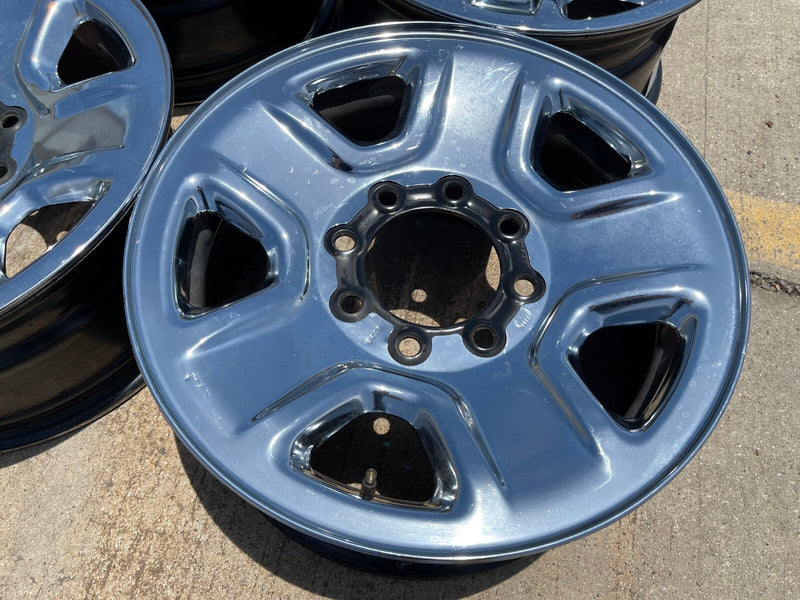 18" Dodge Ram 2500 3500 STEEL chrome OEM 2473 wheels rims Texas Truck Tire