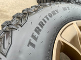 17" Jeep Wrangler Rubicon OEM 96226 wheels rims Gladiator GOODYEAR  A/T 33" NEW Texas Truck Tire
