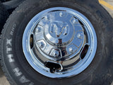 17" Dodge Ram 3500 Dually 8x200 wheels rims 2703 2704 OEM 2024 2025 2026 Texas Truck Tire