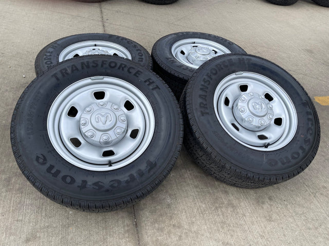 17" Ram 2500 3500 Laramie Power Wagon OEM 2497 wheels rims 2024 2025 2026 NEW Texas Truck Tire