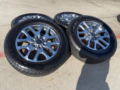 20" Toyota Tundra TSS TRD OEM wheels rims 95359 75277 Sequoia 2025 2026 NEW A/T Texas Truck Tire