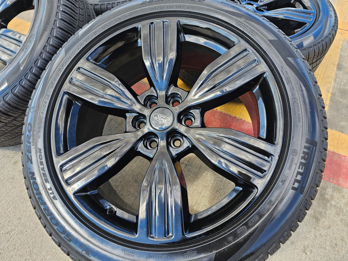 22" Ford F-150 LIMITED OEM rims wheels 10442 Expedition 2023 2024 2025 2026 NEW Texas Truck Tire