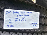 20" Dodge Ram 2500 3500 LARAMIE OEM 2700 wheels rims 2022 2023 2024 2025 2026 Texas Truck Tire