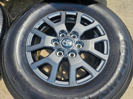 17" Toyota 4Runner Tacoma TRD OEM 94254 10637 wheels rims 2024 2025 2026 NEW Texas Truck Tire