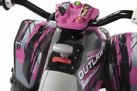 Peg Perego Polaris Kids' ATV Quad Car Motor Toy - Pink for Girls