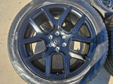 22" Dodge Ram 1500 OEM LIMITED Laramie wheels rims black 2725 2684 PIRELLI NEW Texas Truck Tire
