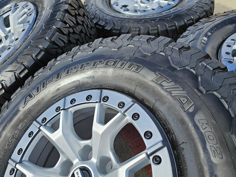 17" Ford F-150 Raptor R OEM Replica BEADLOCK 10460 rims wheels 35" tires BFG NEW Texas Truck Tire