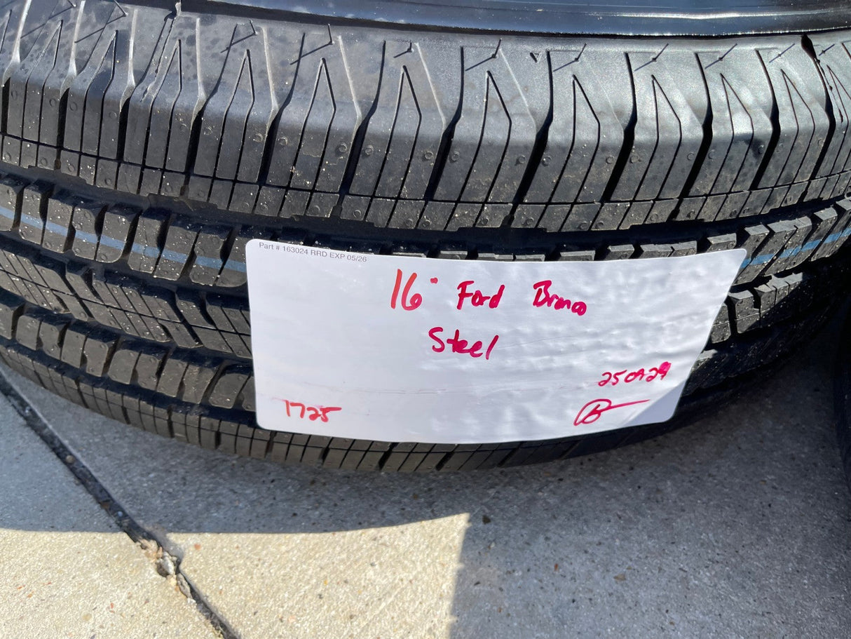 16" Ford Bronco steel wheels rims tires 10226 Ranger 2023 2024 2025 2026 NEW Texas Truck Tire