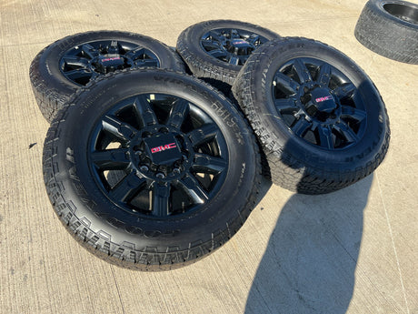 20" GMC Sierra DENALI 2500 3500 OEM 14137 5963 wheels rims Silverado 2025 NEW Texas Truck Tire