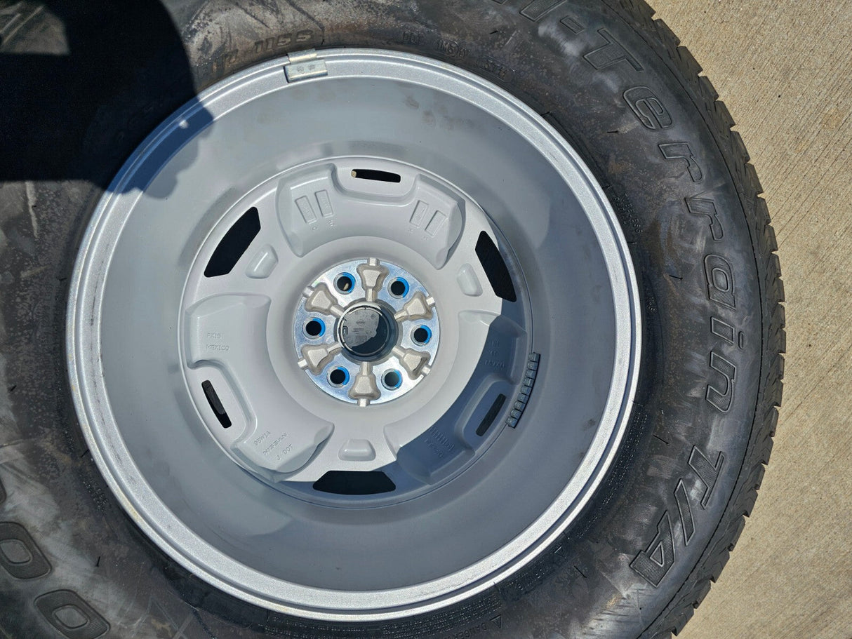 17" Nissan Frontier OEM Retro Hardbody Edition 62783 wheels rims 2025 NEW BFG Texas Truck Tire