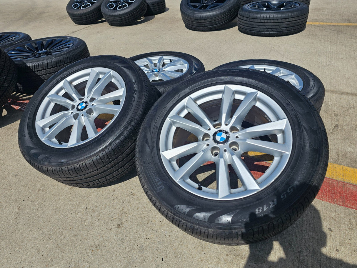 18" BMW OEM X5 Style 446 86042 wheels rims tires 2012 2013 2015 2016 2017 2018 Texas Truck Tire