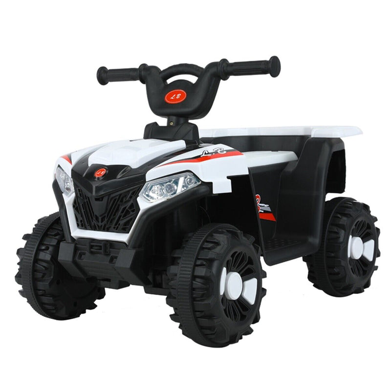Electric ATV Ride-On Car with MP3 Player and LED Lights - 6V Battery Powered, 4-Wheeled Beach Cruiser