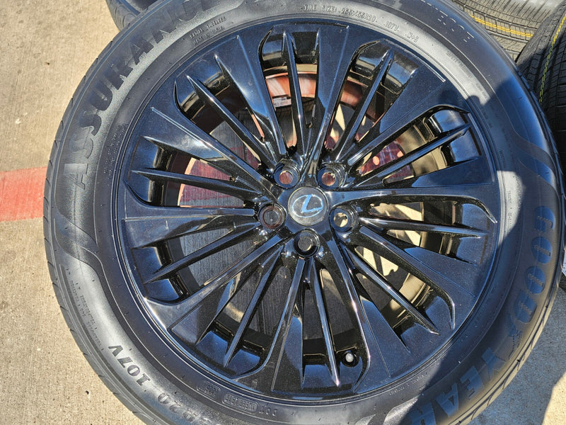 20" Lexus TX350 OEM wheels rims 74370 LC500 LS500 LS500H 2023 2024 2025 2026 NEW Texas Truck Tire